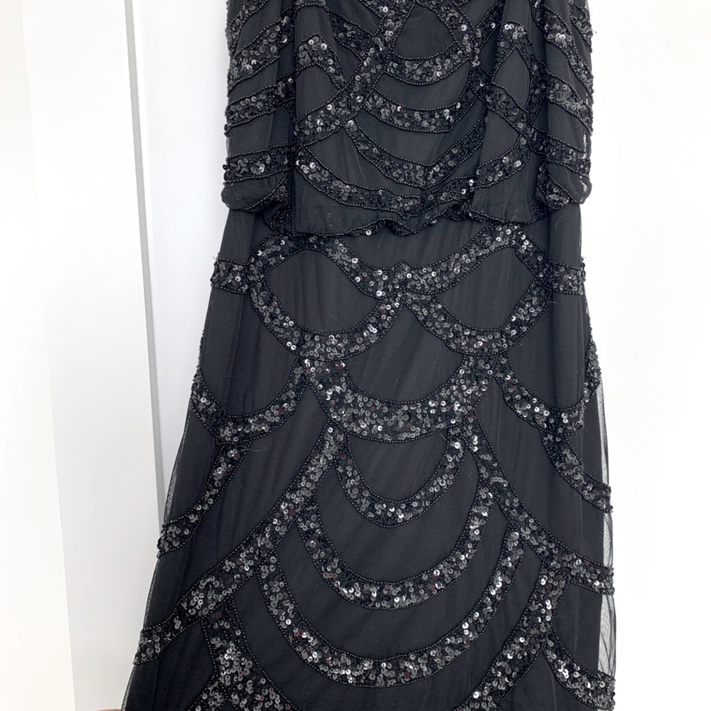Black mini dress